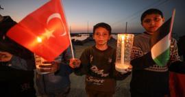 Filistinli çocuklar Türkiye duygulandıran Türkiye etkinliği! "Yaranız yaramızdır"