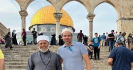 Ünlü aktör Reshad Strik Kudüs'ü ziyaret etti! "Geri döneceğim"