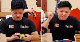ABD'li Max Park dünya çapında rekora imza attı! Rubik küpünü 3.13 saniyede...