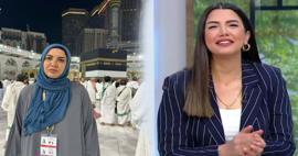 Fulya &Ouml;zt&uuml;rk umreye gitti! Rabbim bana da nasip etti s&ouml;zleri ile...