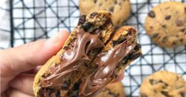 Çikolata dolgulu cookie nasıl yapılır? Kıyır kıyır dev kurabiye tarifi