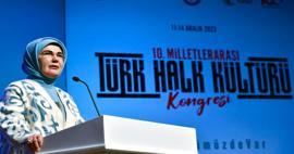 Emine Erdoğan:"Anadolu kültürü birçok krize çözüm sunabilecek potansiyeli içinde barındırıyor"