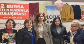 Bursa'da üreten kadınlar buluştu! Ziyaretçilere ürünlerini sundular
