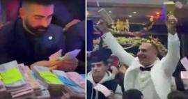 Aşiret d&uuml;ğ&uuml;n&uuml;nde 7 yaşındaki &ccedil;ocuk milyoner oldu! Araba hediye edildi paralar valize sığmadı