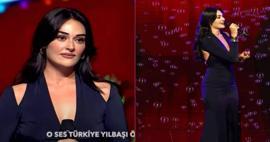 Esra Bilgiç O Ses Türkiye yarışmasına güzelliğiyle damga vurdu!