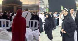 Feryal Gülman Mekke'de huzur buldu! 8. kez Umre'ye gitti