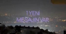 Kübra dizisinin tanıtımında kullanılan drone gösterisi sosyal medyada gündem oldu!