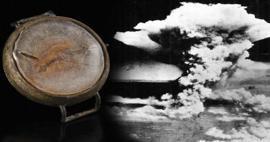 Japonya'nın Hiroşima kentine atılan atom bombası sırasında eriyen saat açık artırmada satıldı!