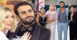 Seda Sayan eşi Çağlar Ökten ile üvey oğlunun dans yarışmasına katıldı! Artur'a madalyayı taktı