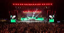 Dünyaca ünlü şarkıcı Ricky Martin Antalya'da konser verdi!