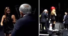 Derya Uluğ'a sahnede şaşırtan teklif! "Kilon kadar altın vereceğiz" deyip tartıya çıkardılar