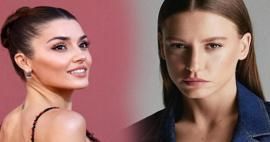 Hande Erçel ve Serenay Sarıkaya'nın peş peşe yaptığı paylaşımlar olay oldu! Neredeyse aynısı...