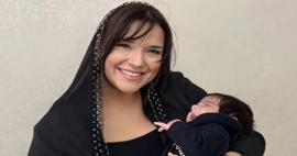 Geleneklerine sahip &ccedil;ıktı! Şarkıcı Tuğ&ccedil;e Kandemir oğlunun 40'ını u&ccedil;urdu