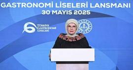 Emine Erdoğan Türkiye Gastronomi Liseleri Projesi'nin tanıtımına katıldı
