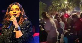 Merve Özbey'in konserinde arbede çıktı! Polis memuru bıçaklandı