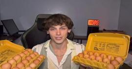 Ünlü YouTuber'dan ilginç deney: Her gün sadece yumurta yedi sonuca inanamadı!