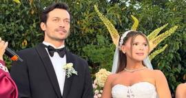 Feyyaz Şerifoğlu ve Merve Dinçkol dünyaevine girdi! Düğünde gözyaşlarını tutamadı