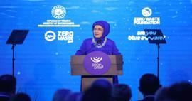 Emine Erdoğan "Damla Damla - Sıfır Atık Mavi" sergisinin açılışında konuştu