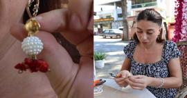 Hobisini mesleğe dönüştürdü! Damla Ataş’ın el emeği takıları büyük ilgi görüyor