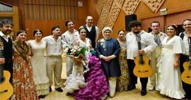 Emine Erdoğan, Gazze'ye destek için düzenlenen flamenko gösterisine katıldı