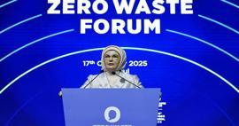 Emine Erdoğan Sıfır Atık Forumu’nda konuştu! 'Sıfır atık yepyeni bir dönemin adıdır'