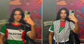 Dua Lipa&rsquo;dan sanat&ccedil;ılarımıza &ouml;rnek olacak mesaj: &ldquo;Filistin davası benden daha b&uuml;y&uuml;k&rdquo;