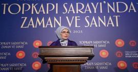 Emine Erdoğan'dan Topkapı Sarayı Saat M&uuml;zesi'nin a&ccedil;ılışıyla ilgili paylaşım