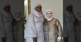 Emine Erdoğan, Senegal Cumhurbaşkanının eşi Faye ile bir araya geldi