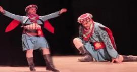 Gaziantep'te sahneye çıkan dansçının gösteri sırasında çapraz bağları koptu