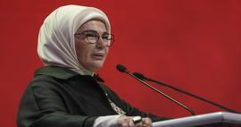 Emine Erdoğan, 'Soykırımın Kadın Tanıkları: Gazze'de Medya ve Direniş' programında konuştu
