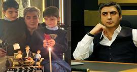 G&ouml;zlerden uzak tutuyordu: Kurtlar Vadisi'nin Polat'ı Necati Şaşmaz &ccedil;ocuklarını paylaştı