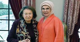 Emine Erdoğan, Semahat Arsel ile bir araya geldi