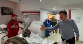 Bedia Akt&uuml;rk ve G&ouml;khan G&uuml;ney hastane odasında bir araya geldi! O halleri g&uuml;ndem oldu