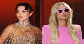 Hande Er&ccedil;el'in Joy Awards paylaşımı Paris Hilton'un dikkatini &ccedil;ekti: Hilton yorumsuz kalamadı!