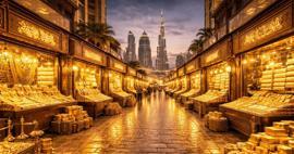D&uuml;nyada bir ilk: Dubai'de altın sokak kuruluyor