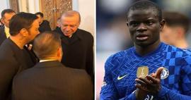 Sinan Ak&ccedil;ıl Başkan Erdoğan ile bir araya geldi: Kante teşekk&uuml;r&uuml; sosyal medyaya damga vurdu