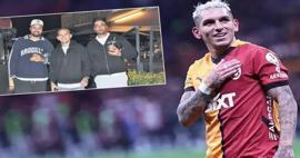 Galatasaray'ın yıldızı Lucas Torreira kuzenlerine T&uuml;rk mutfağını tanıttı!