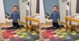 Minik &ccedil;ocuğun sahura kalkış şekli kalpleri ısıttı! Sosyal medyada yorum yağdı