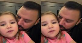 Alişan kızı Eliz ile Celal Karat&uuml;re'nin ilahisini okudu! Baba-kızın mest eden anları