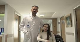 Ayağı kesilmekten kurtarılan gen&ccedil; kadın T&uuml;rkiye&rsquo;de hayata d&ouml;nd&uuml;!