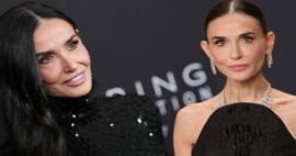 Bir deri bir kemik kaldı titremesine engel olamıyor! Demi Moore son haliyle endişelendirdi
