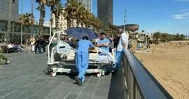 İspanya'da kalpleri ısıtan uygulama: Hastalar i&ccedil;in sahil terapisi!