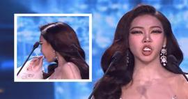 Miss Grand Thailand'da talihsiz kaza: Yarışmacının sahnede protez dişleri d&uuml;şt&uuml;!