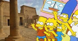 Antik mısır mezarından Simpsonlar &ccedil;ıktı! Bu kadar benzerlik pes dedirtti 