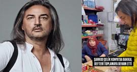 Şarkıcı &Ccedil;elik yine g&ouml;n&uuml;lleri fethetti! Bakkal kapısındaki not duygulandırdı