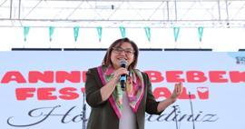 Fatma Şahin&rsquo;den Anneler G&uuml;n&uuml;&rsquo;nde anlamlı buluşma! Bebek festivalinde ailelerle buluştu