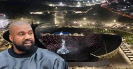 Kanye West ilk kez İstanbul'da konser verdi! 118 binlik rekor kırıldı