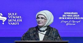 Emine Erdoğan'dan "Şule Y&uuml;ksel Şenler Eğitim ve Meslek At&ouml;lyeleri"ne ilişkin paylaşım