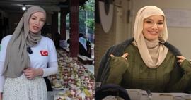 8 yıl sonra setlere d&ouml;nd&uuml;! Gamze &Ouml;z&ccedil;elik'ten Operasyon Alesta pozları