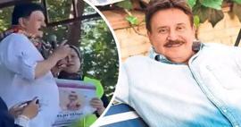 G&ouml;khan G&uuml;ney topa tutuldu: Acılı annenin s&ouml;z&uuml;n&uuml; kesip şarkı s&ouml;ylemek istedi!